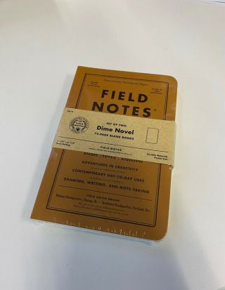 Field Notes " Dime Novel " 2 - Pack Deadstock