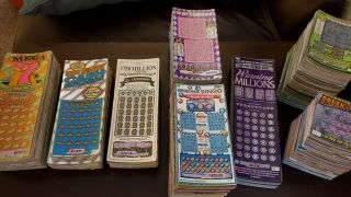 $1,  000 In Losing Texas Lottery Scratch Off Tickets 2018