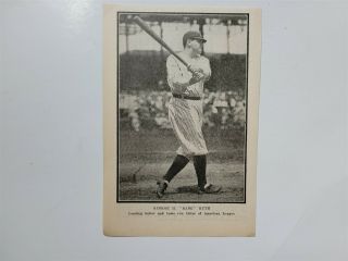 Babe Ruth 1924 Reach Al Hr Batting Leader Picture