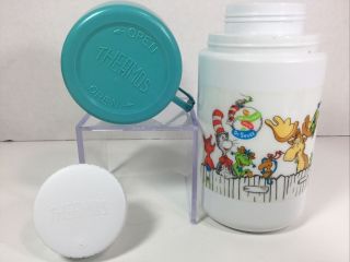 1996 The Wubbulous World Of Dr.  Suess Thermos W/ Stopper And Cup Lid Jim Henson