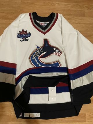 Ccm Vancouver Canucks 1998 All Star Game Authentic Nhl Hockey Jersey Home 54