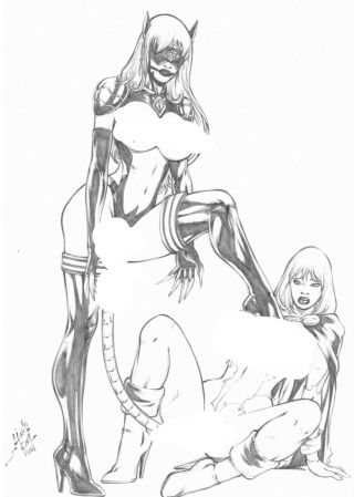 Hypono & Powergirl Pinup Art - Nudes - Comic Page By Lanio Sena