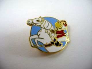 Vintage Collectible Pin: Sam Olympic Eagle Mascot Equestrian Horse Design