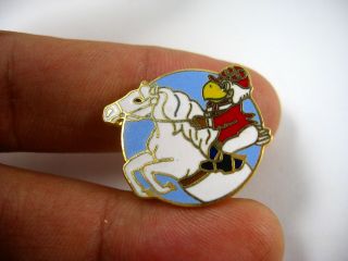 Vintage Collectible Pin: Sam Olympic Eagle Mascot Equestrian Horse Design 2