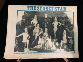 The Sydney Star Vintage Lgbt Publication 1980,  Queer,  Homosexuality,  Lib