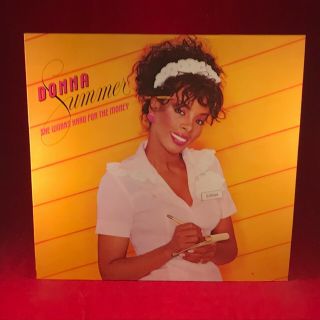 Donna Summer She Hard For The Money 1983 Uk Promo Vinyl Lp,  Inner Excelle