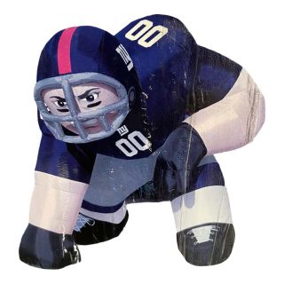 York Giants Inflatable Bubba Blow Up Lawn Yard Football Player Guc Nfl 5’