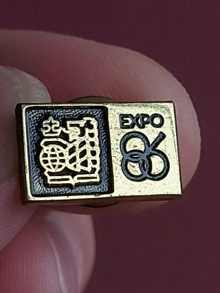 Vintage Expo 86 Vancouver Rbc Canada Hat Pin Pinback Button