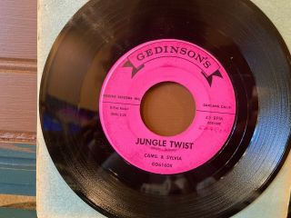 Camil & Sylvia - Jungle Twist Rare R&b 1962 Gedinson 