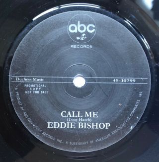 Eddie Bishop " Call Me " /the Natural Four " I Thought You Were Mine " Northern Soul 45