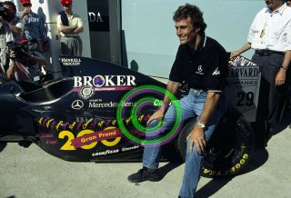Racing 35mm Slide F1 Andrea De Cesaris - Sauber 1994 Canada Formula 1
