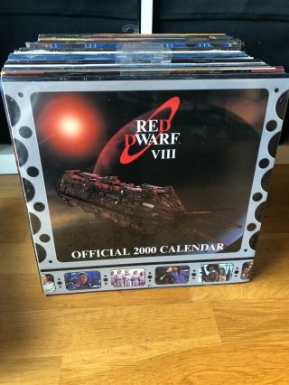 Red Dwarf Viii 7 Square Wall Calendar Vintage 12 " Official 2000 2028