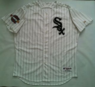 Vintage Made In Usa Majestic 2005 World Series Chicago White Sox Jersey Size 52