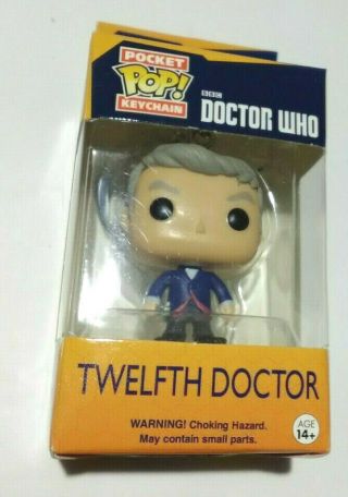 Funko Pocket Pop Key Chain Doctor Dr.  Who Twelth Doctor Bbc Tardis Daleks