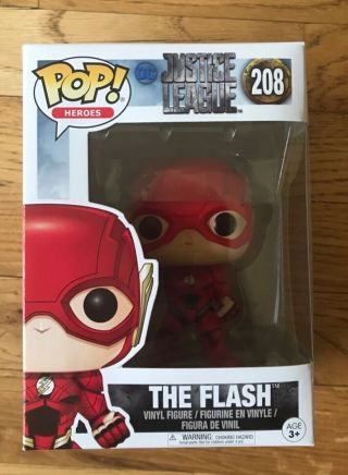 Funko Pop Heroes 208 The Flash 2018 Summer Convention Exclusive Justice League