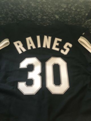 Russell Athletic Chicago White Sox Tim Raines Jersey Size 44 Possible Game Worn