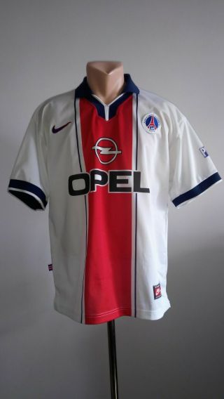 Football Shirt Soccer Paris Saint - Germain Psg Away 1997/1998 Nike France Jersey