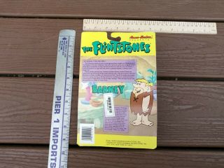 1991 The Flintstones Family Fred,  Barney,  Dino Justoys w/ card 3