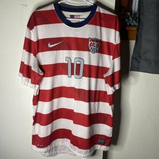 Nike Usa Soccer Usmnt 2012 Waldo Home Jersey Size Large Landon Donovan 10