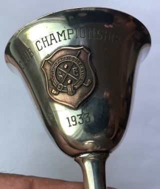 Chalice Cup Sterling Silver - 1933 Harding Park Golf Club Golfing San Francisco