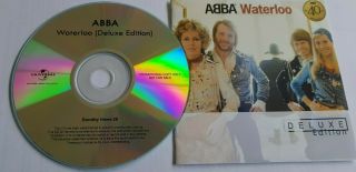 Abba - Waterloo Deluxe Edition - Rare 2014 19 Trk Uk Promo Cd -