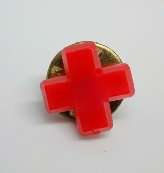 Red Cross Medical Nurse Doctor Emt Vintage Lapel Pin