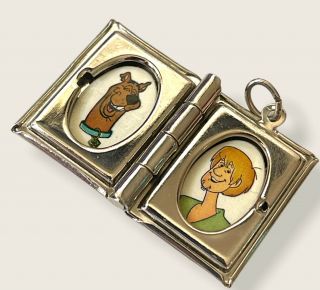Vintage 1999 Scooby Doo Shaggy Photo Locket Pendant For Necklace