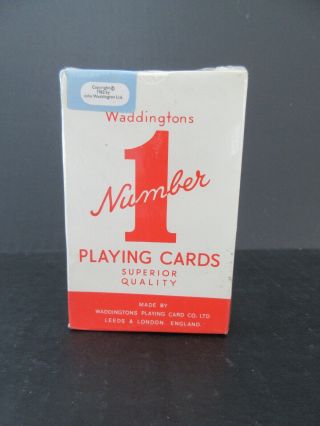 Vintage Waddingtons Number 1 Playing Cards 1962 England -