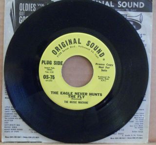 The Music Machine ‎– The Eagle Never Hunts The Fly - Sound Promo 45 7 "