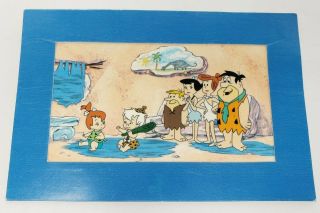 Hanna - Barbera The Flintstones " Little Bamm - Bamm " Collectible Litho Cel 2005 4x6 "