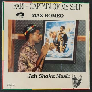Max Romeo ‎– Fari - Captain Of My Ship - 1992 Uk Vinyl Lp – Jah Shaka