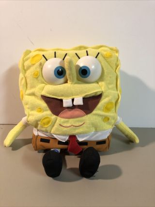Spongebob Squarepants Talking Babbling 12 " Plush Stuffed Toy Mattel 2000
