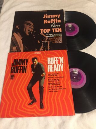 Jimmy Ruffin,  Sings Top Ten,  Ruff’n Ready,  Vg,  Org,  2 Lps