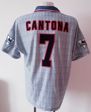 Manchester United 1995 - 1996 Away Football Umbro Shirt 7 Cantona