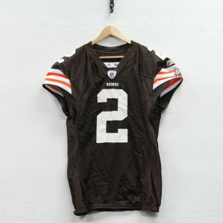 2008 Cleveland Browns 3 Game Team Issue Reebok Jersey Size 46 Nfl