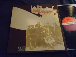 Led Zeppelin - " Ii ",  Uk,  1969,  Red/plum,  3rd Press,  Killing Floor Misprint,  Oop,  Vinyl