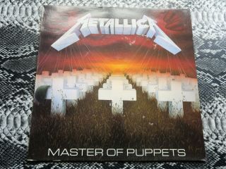 Metallica ‎– Master Of Puppets Uk Vinyl Lp Vertigo ‎– 838 141 - 1