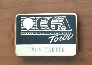 Gary Carter Personally Owned & Personalized Cga Tour Money Clip