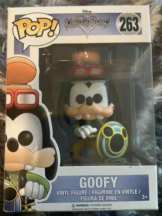 Vaulted Funko Pop Disney Kingdom Hearts Goofy 263 - Vinyl Figure