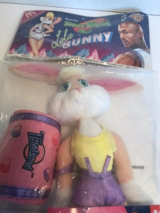 Vintage 1996 Mcdonald’s Space Jam Tune Squad Lola Bunny Plush