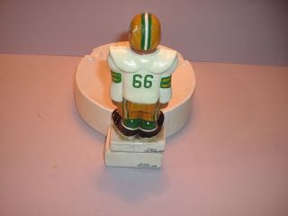 Custom 1960s Fred Kail Green Bay Packers 66 Football Player & Stadium Ashtray 3