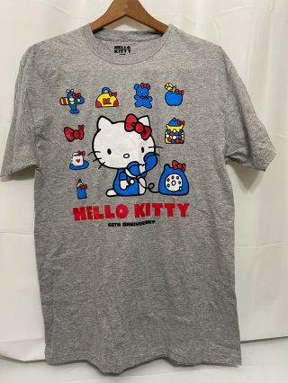181193 Loot Crate Hello Kitty Sanrio 45th Anniversary Med S/s Graphic Tee Tshirt