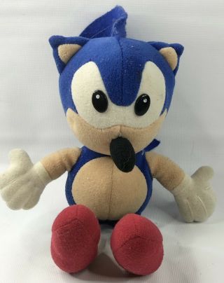 Vintage 1993 Sonic The Hedgehog Plush Doll Stuffed Sega Toy Dakin