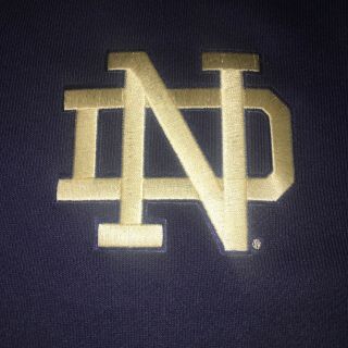 Notre Dame Football Team Issued Under Armour 150 Jacket Medium 2