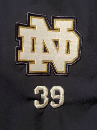 Notre Dame Football Team Issued Full Zip Jacket Size Medium 39 2