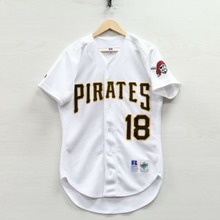 Vintage Jason Kendall 18 Pittsburgh Pirates Russell Authentic Jersey 40 Mlb