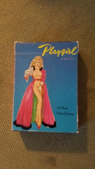 Vintage Playgirl Playing Cards Pinup Nude Girls Full Deck No 7 - 222 Hong Kong