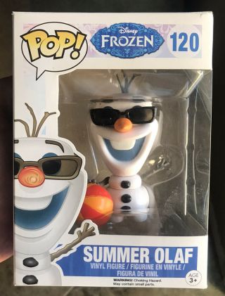 Funko Pop Disney Frozen 120 Summer Olaf Vaulted/retired Not