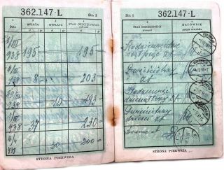 Passport PKO Kasa kolomyja Horodenka Stanislawow Ksiazechka oszczednosciowa 2