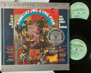 Country Joe - Life And Times - Quadraphonic Vanguard 2lp Vinyl Woodstock Quad